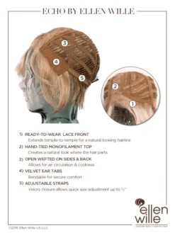 Echo Wig By Ellen Wille | Mono Part -Best Wig Shop ewecho 15 lg