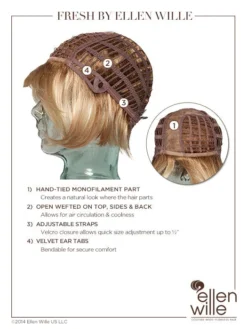 Fresh Wig By Ellen Wille | Mono Part -Best Wig Shop ewfresh cap